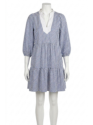 SMITH & QUINN Tory Dress in Chambray Stripe (view 1)