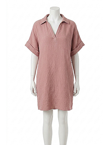 Sundays Harper Dress in Rose Mauve (view 1)