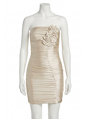 Amanda Uprichard Tenley Dress in Chalk (view 1)