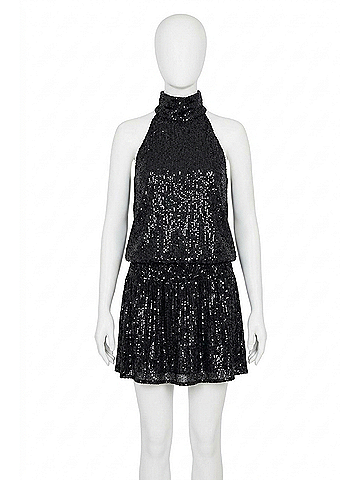 Generation Love Gigi Sequin Dress in Black (view 1)