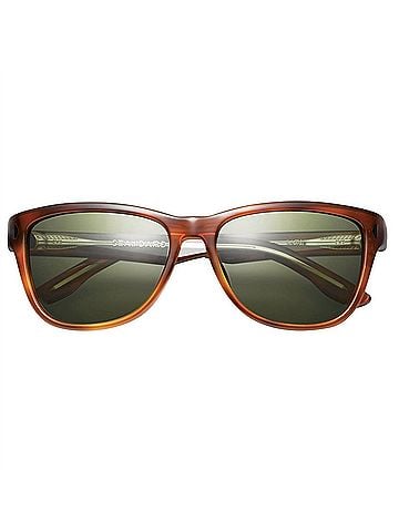 IVI Women's Standard Sunglasses in Polished Classic Tortoise / Green Grey Lens (view 2)