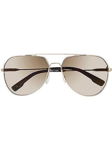 IVI Unisex Blake Sunglasses in Polished Gold / Tri-Flection Copper Ar Lens (view 1)
