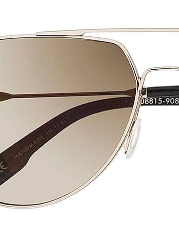 IVI Unisex Blake Sunglasses in Polished Gold / Tri-Flection Copper Ar Lens (view 2)