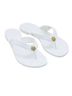 Tory Burch Solid White Gold Sandals Size 7 - photo 1