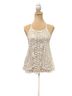 Endless Rose 100% Polyester Floral White Sleeveless Top Size S - photo 1