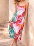 Natori 100% Polyester Floral Pink Red Casual Dress Size M - photo 6
