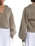 T by Alexander Wang Tan Pullover Sweater Size L - photo 2