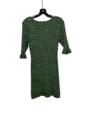Ganni flounce-sleeve mélange minidress Cocktail Dress (view 2)