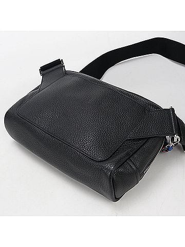 Prada PRADA Prada Shoulder Bag 2VH181 2BBE F0002 Vitello Daino Leather Men's Black (view 2)
