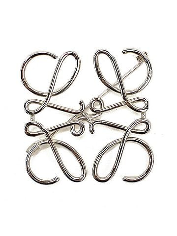 Loewe LOEWE Brooch 111.25.020 Anagram Women's Silver (view 1)