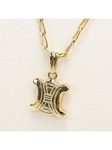 Céline CELINE Celine Triomphe Necklace for Women, Gold (view 2)