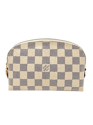 Louis Vuitton Louis Vuitton Pochette Cosmetic Women's Pouch N60024 (Discontinued) Damier Azur White (view 1)