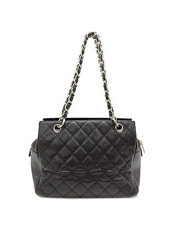 Chanel Chanel Petite Timeless Chain Tote Women's Bag A18004 Caviar Leather Black (view 2)