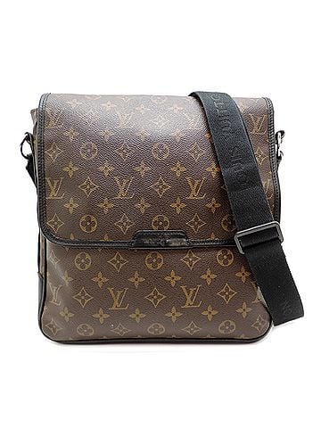 Louis Vuitton Louis Vuitton Bass MM Women's/Men's Shoulder Bag M56715 (Discontinued) Monogram Macassar Brown (view 1)