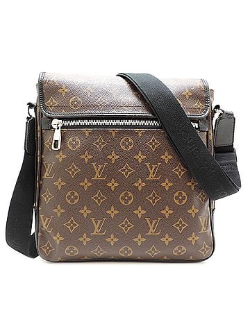Louis Vuitton Louis Vuitton Bass MM Women's/Men's Shoulder Bag M56715 (Discontinued) Monogram Macassar Brown (view 2)