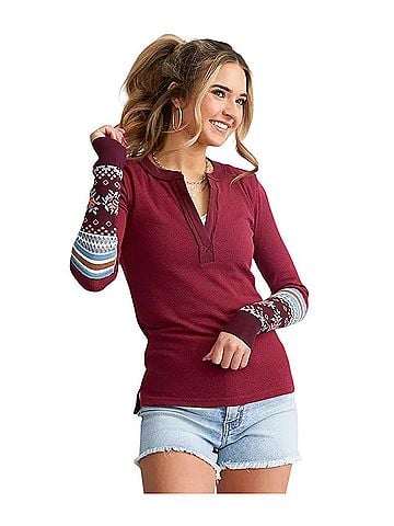 We the Free Mikah Layering Cuff  Long Sleeve Button-Down Shirt (view 1)