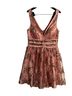 Gianni Bini 100% Polyester Floral Pink Cocktail Dress Size 13 - photo 1