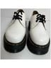 Dr. Martens 100% Leather White Flats Size 6 - photo 5