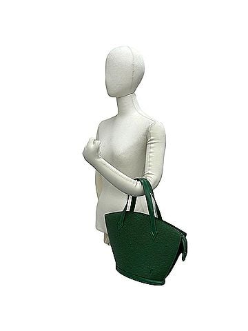 Louis Vuitton LOUIS VUITTON Vintage Saint Jacques Epi Leather Handbag Tote Bag Borneo Green 23673 (view 2)