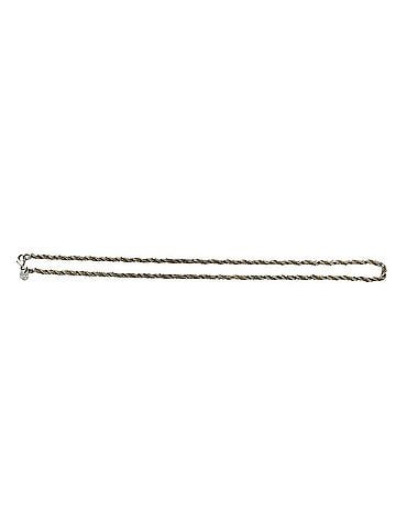 Tiffany & Co. TIFFANY&Co. Tiffany Twist Rope Chain Necklace, Sterling Silver 925, 18K Yellow Gold, Silver, 44683 (view 1)