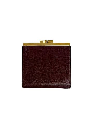 Cartier CARTIER Cartier Must Line Leather Tri-fold Wallet Mini Coin Purse Wine Red 10260 (view 2)