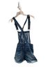 Wallflower Blue Overall Shorts Size 11 - photo 2