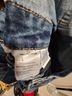 Wallflower Blue Overall Shorts Size 11 - photo 3