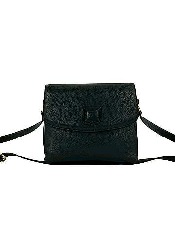 Céline CELINE Vintage Triomphe Logo Leather Shoulder Bag/Pochette/Sacoche, Black 50140 (view 1)