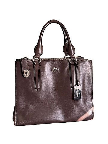 Coach Crosby Carryall Leather Satchel (view 1)