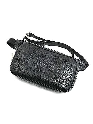 Fendi FENDI Belt Bag, Body Shoulder Black, 7VA605 AMAC F0GXN, Men's (view 1)