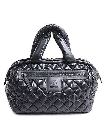 Chanel CHANEL Coco Cocoon Handbag, Black, Boston Style, Women's (view 1)