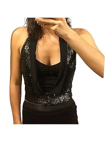 Haute Hippie Sleeveless Silk Top (view 1)