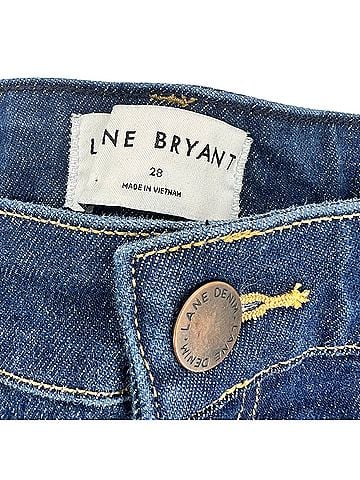 Lane Bryant mid rise boyfriend midi Denim Shorts (view 2)