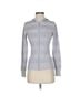 Bebe 100% Rayon Stripes Gray Jacket Size S - photo 1