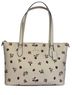 Coach 100% Coated Canvas Floral Ivory Red Tote One size - photo 1