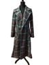Collectif X Modcloth Plaid Green Coat Size 8 - photo 1