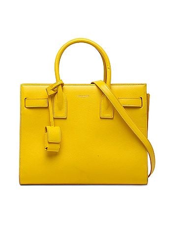 Saint Laurent Baby Leather Sac De Jour Satchel (view 1)