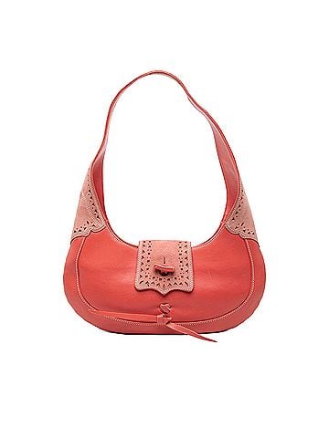 Loewe Suede Trimmed Calfskin Half Moon Hobo (view 1)