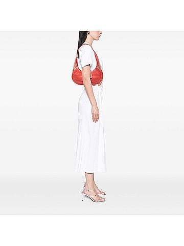 Loewe Suede Trimmed Calfskin Half Moon Hobo (view 2)