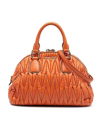 Miu Miu Matelasse Nappa Dome Satchel (view 1)