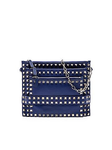 Valentino Leather Rockstud Triple Zip Crossbody (view 1)