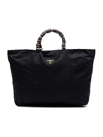 Prada Tessuto Beaded Handle Tote (view 1)