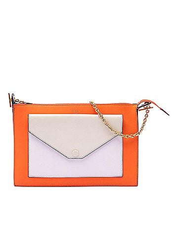 Céline Tricolor Leather Pocket Envelope Zip Crossbody (view 1)