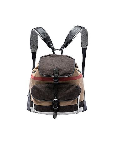 Burberry Mega Check Canvas Korbin Backpack (view 1)