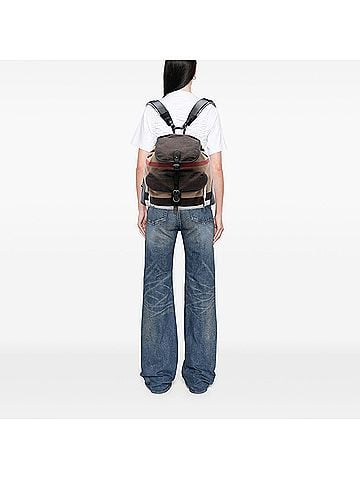 Burberry Mega Check Canvas Korbin Backpack (view 2)