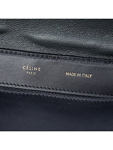 Céline Medium Tricolor Leather Trapeze Satchel (view 2)