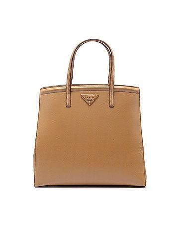Prada Saffiano Vernice Parabole Satchel (view 1)