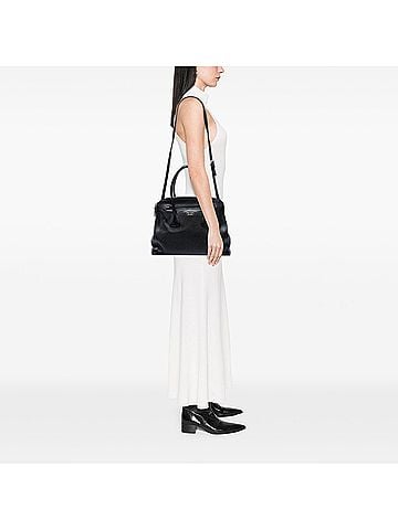 Prada Large Saffiano Cuir Double Zip Top Handle Bag (view 2)