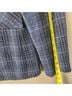 Veronica Beard 59% Wool 33% Cotton 8% Linen 100% Polyester Plaid Blue Blazer Size 10 - photo 6