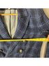 Veronica Beard 59% Wool 33% Cotton 8% Linen 100% Polyester Plaid Blue Blazer Size 10 - photo 9